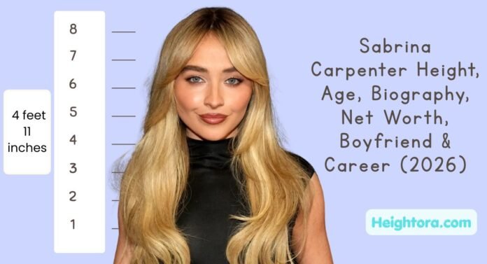 Sabrina Carpenter Height