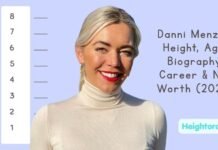 Danni Menzies Height Danni Menzies Height